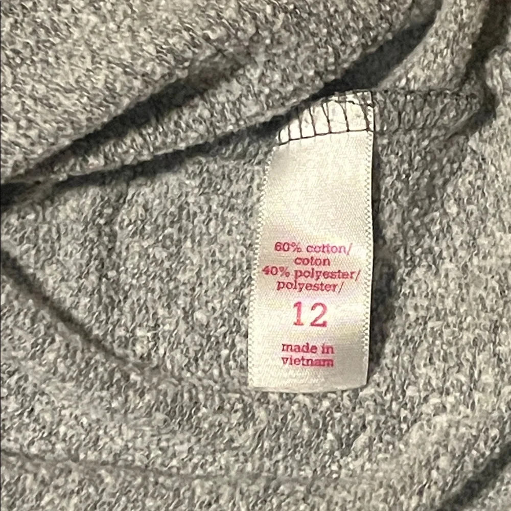 Justice grey pullover